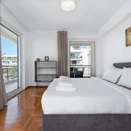 Apartment Seaside Breeze - 2 Bdrm In Palaio Faliro - Sea View Athens